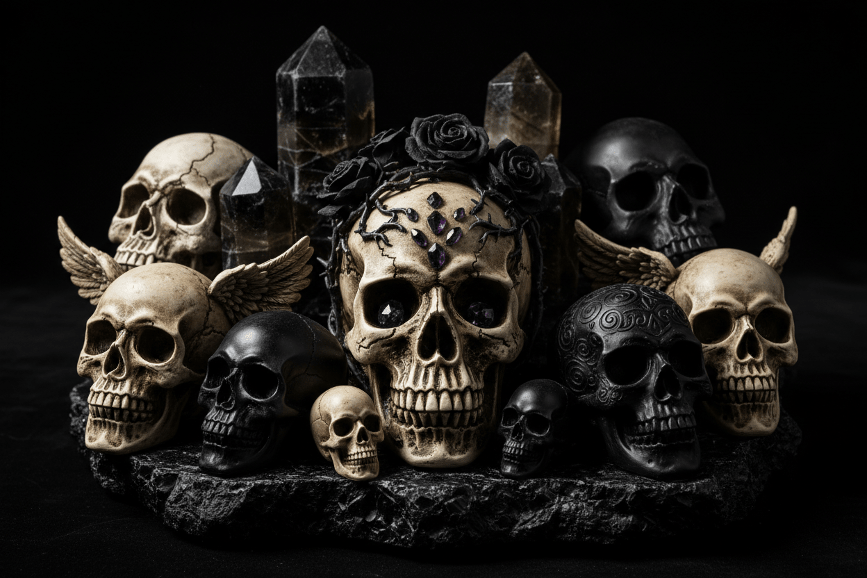 Skulls & Statues - The Dark Rose Emporium
