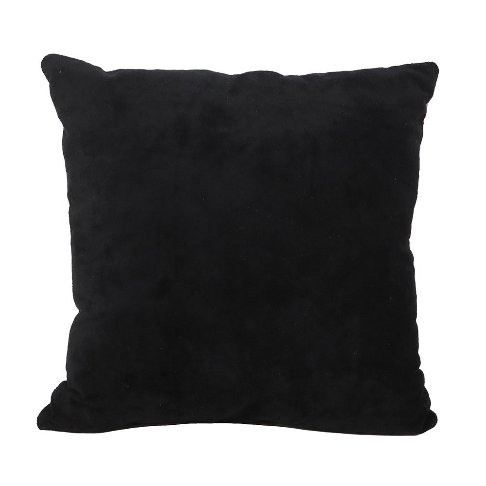 35cm Square Venom & Vines Print Cushion - Cushion - The Dark Rose Emporium