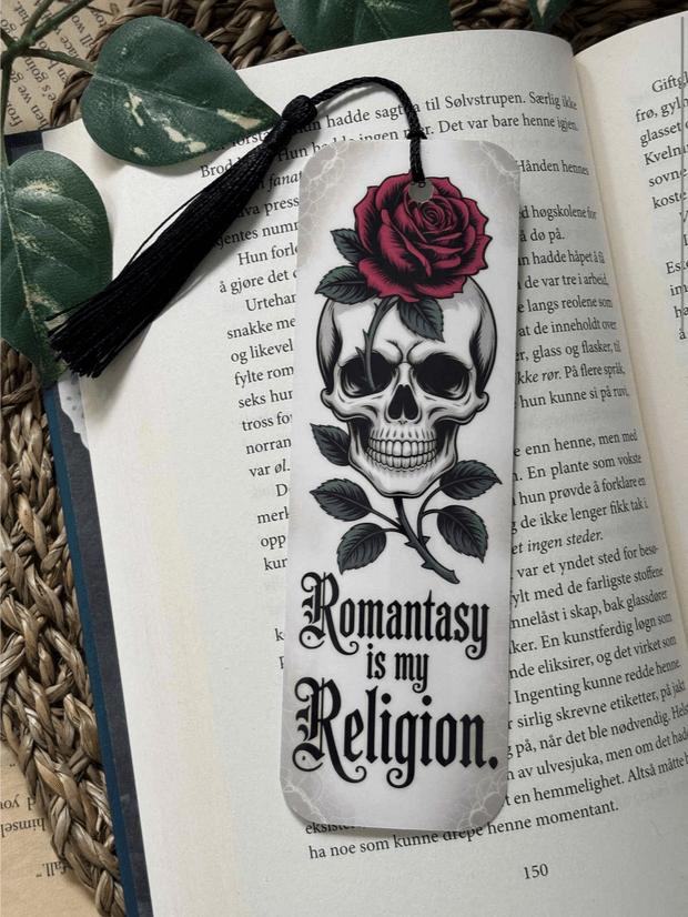 Bookmark - Romantasy Is My Religion - Bookmark - The Dark Rose Emporium