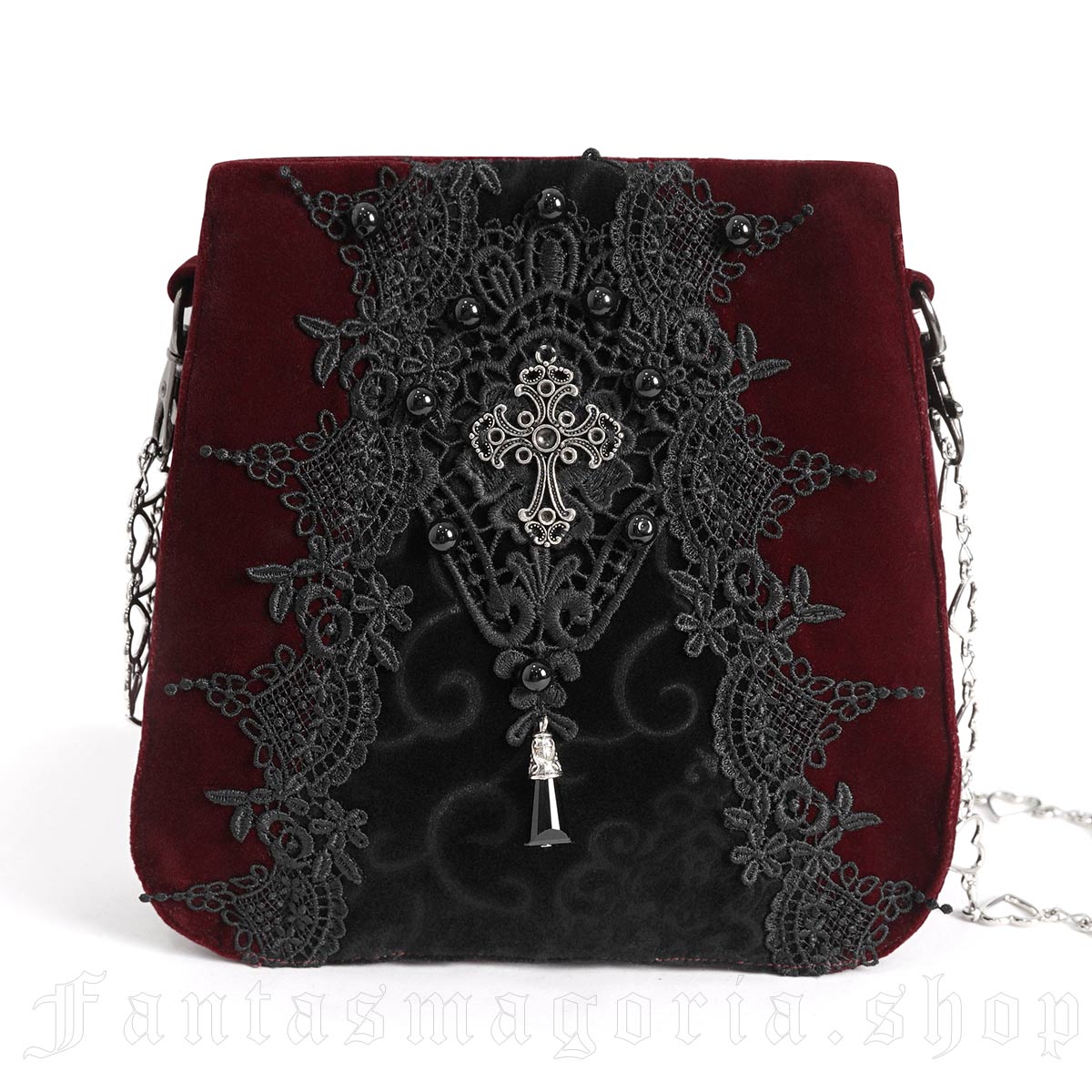 Royal Court Red Gothic Purse Bag - Purse - The Dark Rose Emporium